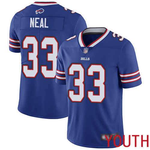 Youth Buffalo Bills #33 Siran Neal Royal Blue Team Color Vapor Untouchable Limited Player NFL Jersey->youth nfl jersey->Youth Jersey
